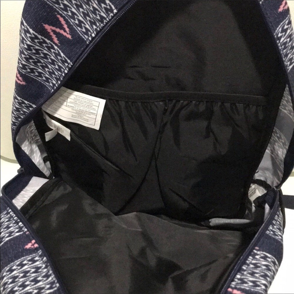 Roxy Aztec Print Navy Backpack - Picture 4 of 6